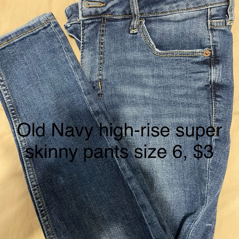 Old Navy Blue Denim Skinny Pants